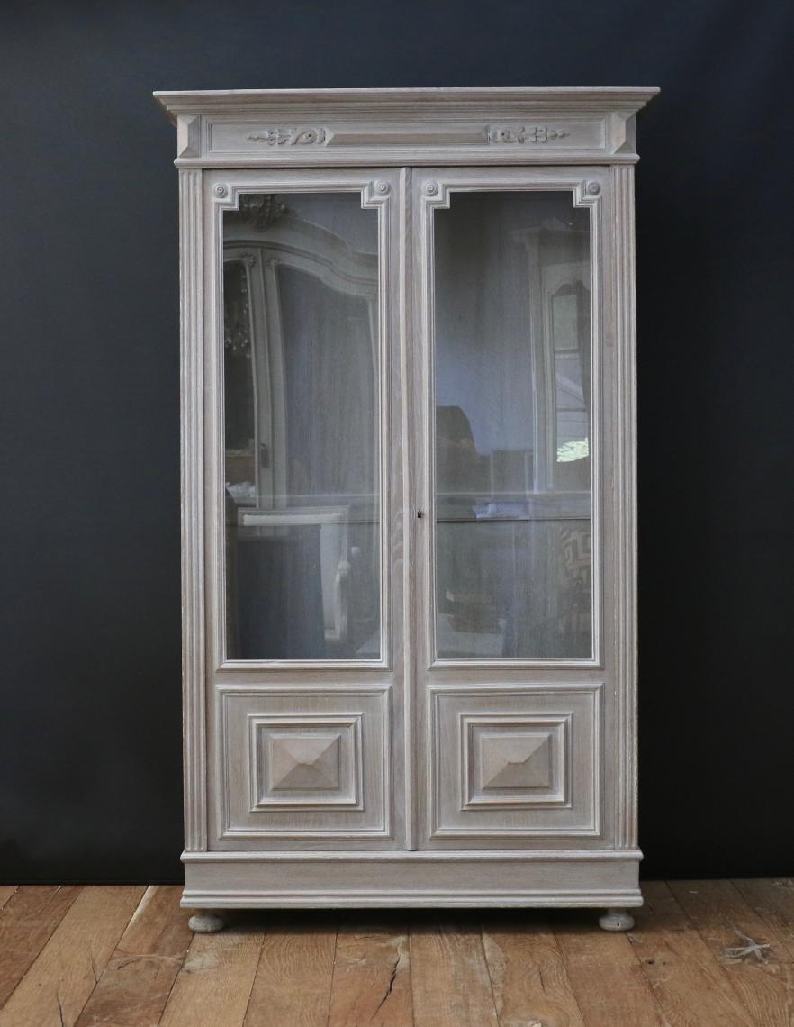 French Glazed Cupboard or Vitrine